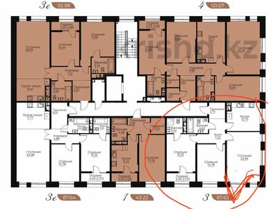 3-комнатная квартира · 85 м² · 2/9 этаж, Навои 58/4 за 80 млн ₸ в Алматы, Ауэзовский р-н