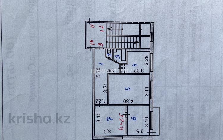 3-комнатная квартира, 51.1 м², 3/5 этаж, Комарова 4а за 10 млн 〒 в Сатпаев — фото 2