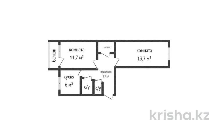 2-комнатная квартира, 42.5 м², 3/5 этаж, Алтынсарина 9 за 15.3 млн 〒 в Костанае — фото 2