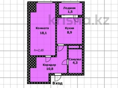 1-комнатная квартира, 44 м², 10/24 этаж, Валиханова 21/1 за 20.5 млн 〒 в Астане, р-н Байконур