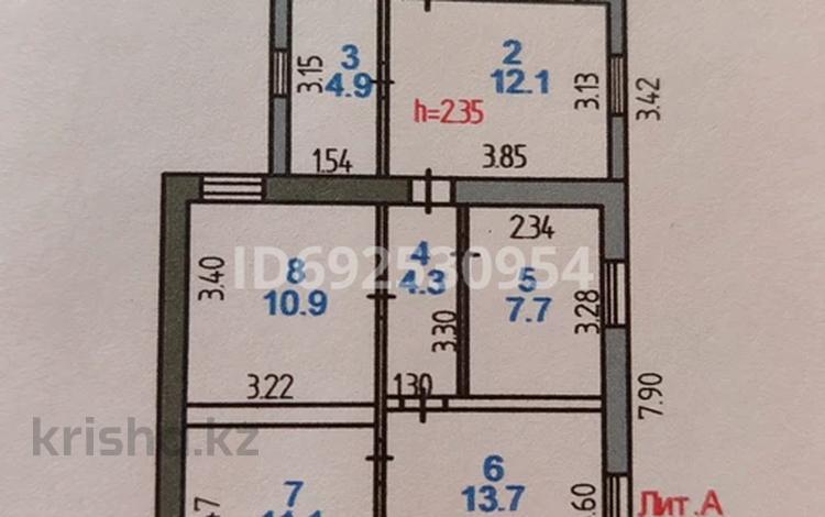 Отдельный дом • 4 комнаты • 91.7 м² • 1.61 сот., Октябрский ул. горького за 9.9 млн 〒 в Лисаковске — фото 2