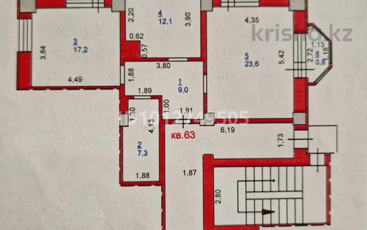 2-комнатная квартира · 75 м² · 6/9 этаж, М.Ауэзова 91 б за 35.5 млн ₸ в Экибастузе — фото 15