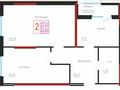 2-бөлмелі пәтер · 66 м² · 10/16 қабат, Туран 50/3, 50/4, 50/5, бағасы: 51 млн ₸ в Астане, Есильский р-н — фото 2