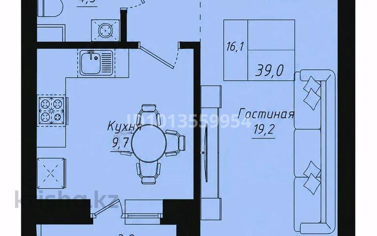 1-бөлмелі пәтер · 39 м² · 11/12 қабат, Пр Улы дала 40 — ОКНА ВО ДВОР!, бағасы: 23 млн ₸ в Астане, Нура р-н — фото 18