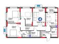 4-комнатная квартира · 106.14 м², ул. Букетова, в сторону мкрн. Кунгей и объездной трассы за ~ 59.8 млн ₸ в Караганде — фото 3