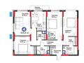 4-бөлмелі пәтер · 103.9 м² · 3/16 қабат, ул. Букетова, в сторону мкрн. Кунгей и объездной трассы, бағасы: ~ 45.1 млн ₸ в Караганде — фото 3