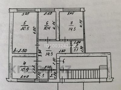 3-комнатная квартира · 76.3 м² · 1/2 этаж, Кивилева за 22.5 млн 〒 в Талдыкоргане