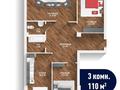 3-комнатная квартира · 110 м² · 15/16 этаж, 16-й мкр , ​16-й микрорайон 64 за 23 млн ₸ в Актау — фото 14