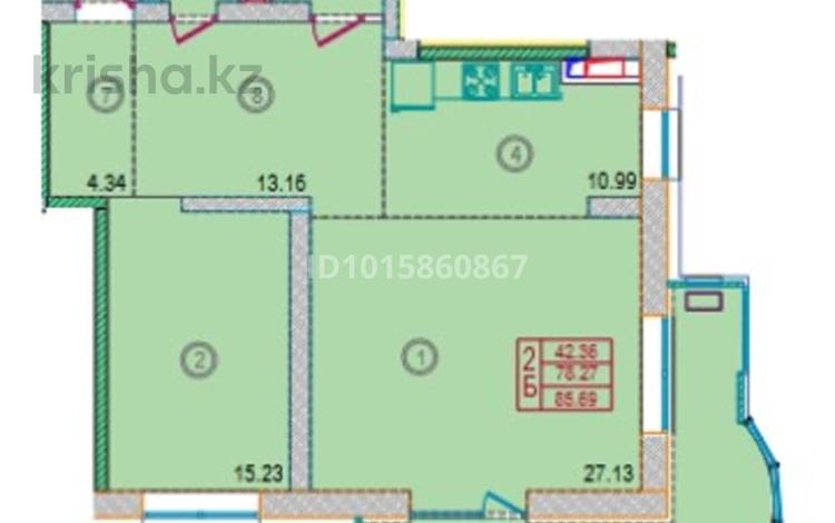 2-бөлмелі пәтер · 91 м² · 3/12 қабат, Аскарова 8, 8/1, 8/2, 8/3 — Саина, бағасы: 81 млн ₸ в Алматы — фото 6