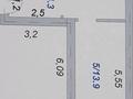 2-комнатная квартира · 44.5 м² · 1/5 этаж, 4мик 43дом за 8 млн ₸ в Степногорске