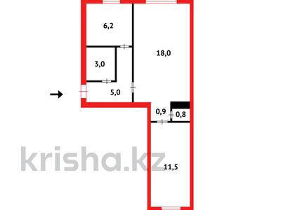2-комнатная квартира, 45 м², 3/5 этаж, республики за 6.8 млн 〒 в Темиртау