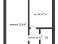 1-комнатная квартира · 51 м² · 2/5 этаж, мкр. Алтын орда, саздинское лесничество за 21.5 млн 〒 в Актобе, мкр. Алтын орда — фото 13