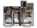 2-комнатная квартира · 65.83 м² · 3/4 этаж, 28-я улица за ~ 22.4 млн ₸ в Жана куате — фото 7
