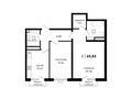 2-комнатная квартира · 65.83 м² · 3/4 этаж, 28-я улица за ~ 22.4 млн ₸ в Жана куате — фото 8