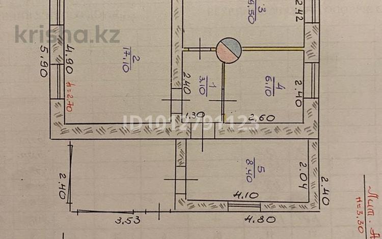 Отдельный дом · 3 комнаты · 45 м² · 7 сот., Туйебекова 24 за 32 млн ₸ в Таразе — фото 2