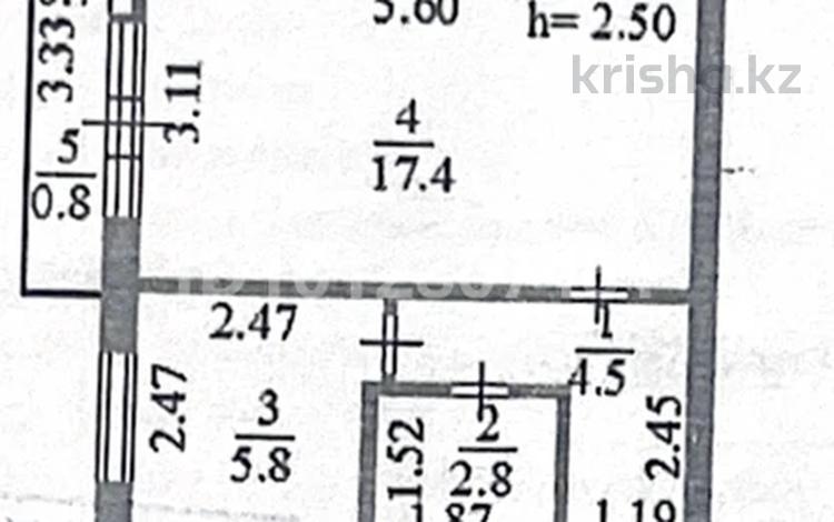1-комнатная квартира · 31.3 м² · 4/5 этаж, Желтоксан 30 — Богенбай Батыр за 12.5 млн ₸ в Астане, Сарыарка р-н — фото 10