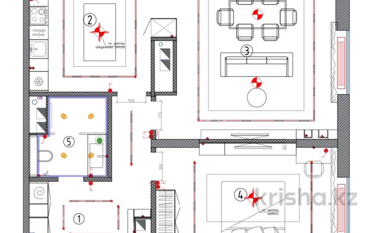 2-комнатная квартира, 83 м², 18 этаж, Сарайшык 34/1 за 99 млн 〒 в Астане, Есильский р-н — фото 2