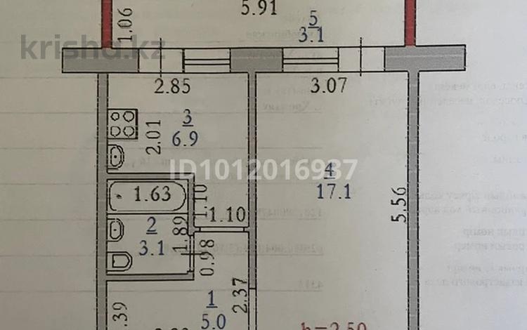 1-комнатная квартира · 35.2 м² · 3/5 этаж, ул. Братьев Жубановых за 13.5 млн ₸ в Хромтау — фото 2