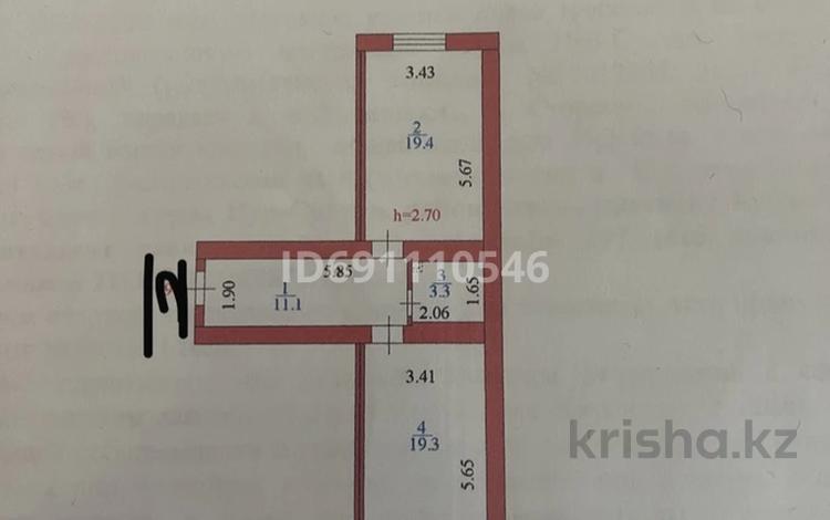 2-комнатная квартира, 55.6 м², 8/12 этаж, Кабанбай батыра 59 — Хусейн бен Талала