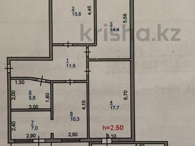 5-комнатная квартира · 102.5 м² · 4/5 этаж, Шешембекова 7А за 24 млн ₸ в Экибастузе