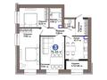 3-бөлмелі пәтер · 74.73 м², Е 909 29, бағасы: ~ 46.9 млн ₸ в Астане, Нура р-н — фото 3