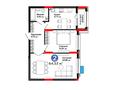 2-комнатная квартира · 64.53 м², ул. Улы Дала, 10 за ~ 29.2 млн 〒 в Астане, Нура р-н — фото 3