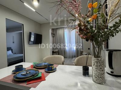 2-комнатная квартира · 55 м² · 13/14 этаж, мкр Алмагуль, проспект Каныша Серкебаева 101 — Магнум за 28 000 〒 в Алматы, Бостандыкский р-н