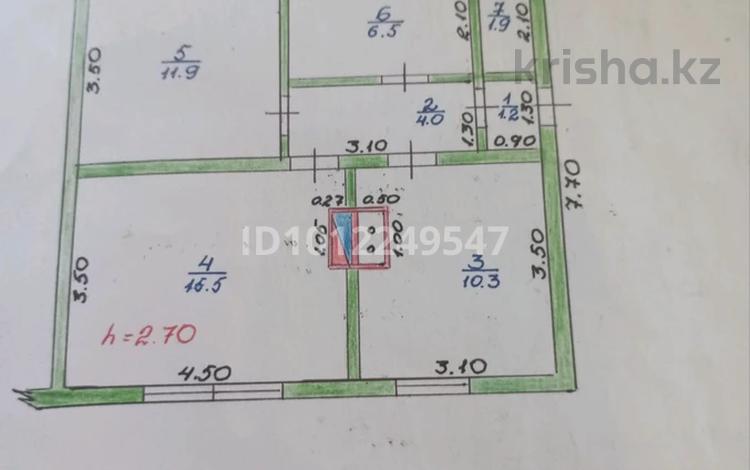 Часть дома · 3 комнаты · 70 м² · 8 сот., ул. Кумисбека Буашева 104/1 за 10 млн ₸ в Сарканде — фото 2