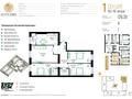 4-бөлмелі пәтер · 126.39 м² · 10/12 қабат, Улица Чингиз Айтматов, 79/1 79/1, бағасы: 50 млн ₸ в Астане, Сарыарка р-н