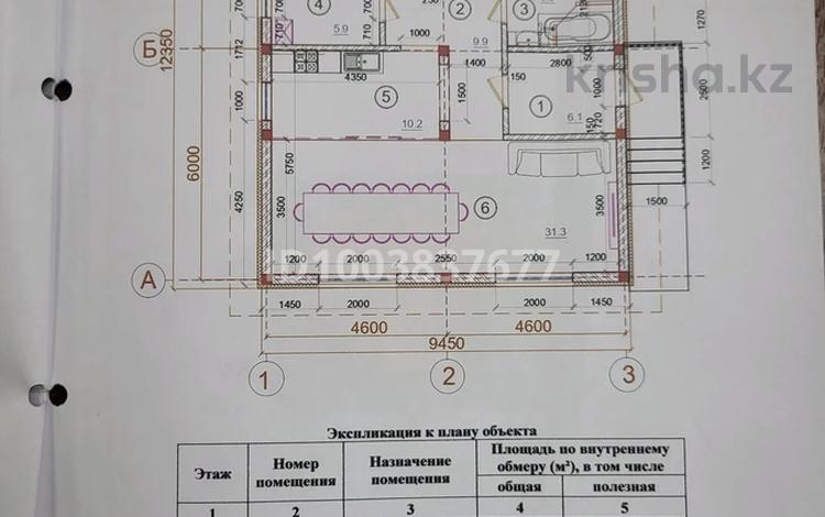 Жеке үй · 4 бөлме · 99.5 м² · 5.3 сот., Достык 59, бағасы: 16 млн ₸ в Боралдае (Бурундай) — фото 2