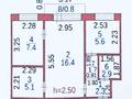 2-бөлмелі пәтер · 42.2 м² · 3/5 қабат, мкр Новый Город, Нуркена Абдирова 44/1, бағасы: 15.1 млн ₸ в Караганде, Казыбек би р-н — фото 8