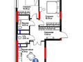 3-бөлмелі пәтер · 75 м², Туран 57/1, бағасы: 63 млн ₸ в Астане, Нура р-н — фото 37