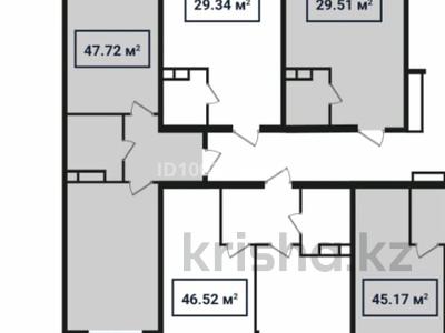 2-комнатная квартира · 46.52 м² · 8/9 этаж, мкр Кайрат, Сыбызгы 100 за 20 млн 〒 в Алматы, Турксибский р-н