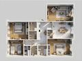 4-комнатная квартира · 141 м² · 1/7 этаж, Сагадат Нурмагамбетов 71 за 125 млн ₸ в Алматы, Медеуский р-н — фото 19