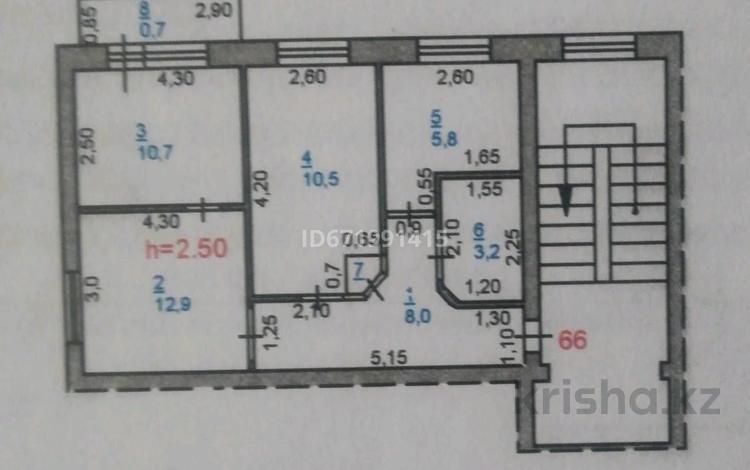 3-комнатная квартира, 52.1 м², 4/5 этаж, Катаева — Ломова - Катаева за 19.5 млн 〒 в Павлодаре — фото 2