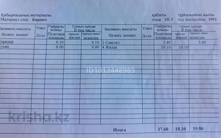 1-комнатная квартира · 37.6 м² · 3/10 этаж, Кашаубаева 2 за 14 млн ₸ в Семее — фото 2