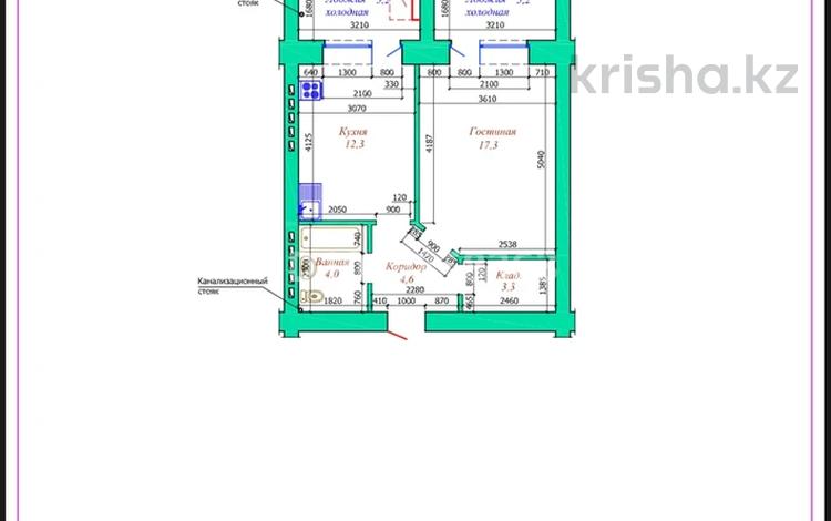 1-комнатная квартира · 46.4 м², мкр. Алтын орда, Алия Молдагулова 50а за 17.2 млн ₸ в Актобе — фото 2