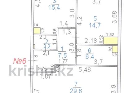 2-комнатная квартира · 78.4 м² · 3/3 этаж, Батырбекова 30 за ~ 35.3 млн 〒 в Туркестане