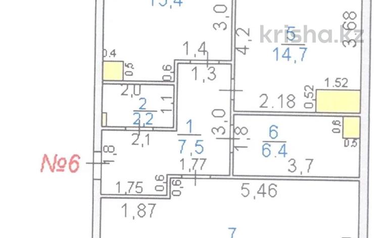 2-бөлмелі пәтер · 78.4 м² · 3/3 қабат, Батырбекова 30, бағасы: ~ 35.3 млн 〒 в Туркестане — фото 2