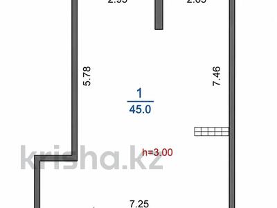 2-бөлмелі пәтер · 45 м² · 9/13 қабат, Муратбаева 14, бағасы: 34 млн ₸ в Алматы, Алмалинский р-н