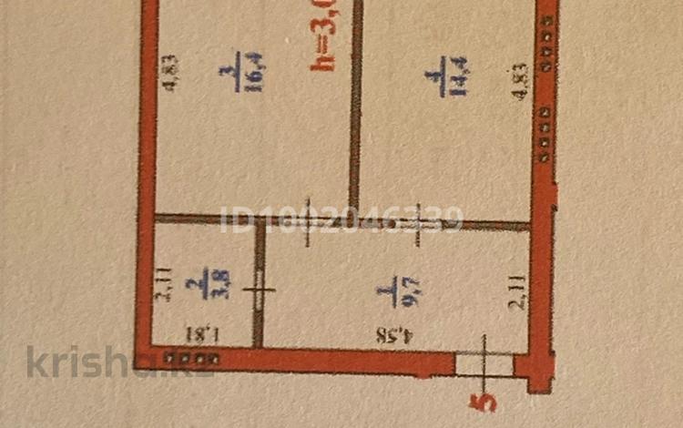 1-бөлмелі пәтер · 48.5 м² · 3/6 қабат, Сокол 68, бағасы: 14.5 млн ₸ в Уральске — фото 2