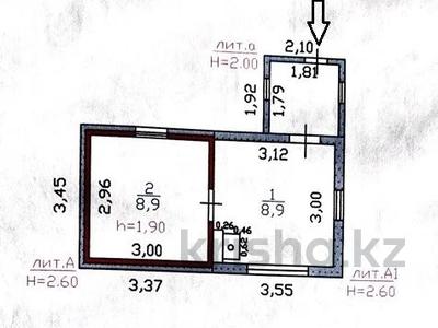 Дача · 2 комнаты · 24 м² · 7 сот., СТ Восток п.Мирный 28 за 4 млн ₸ в Усть-Каменогорске