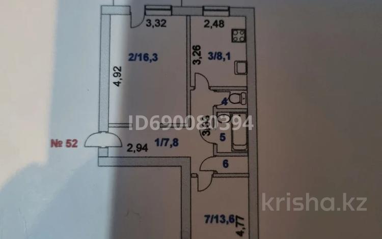 2-комнатная квартира, 52 м², 6/6 этаж, Сабатаева 196 за 11.5 млн 〒 в Кокшетау — фото 2