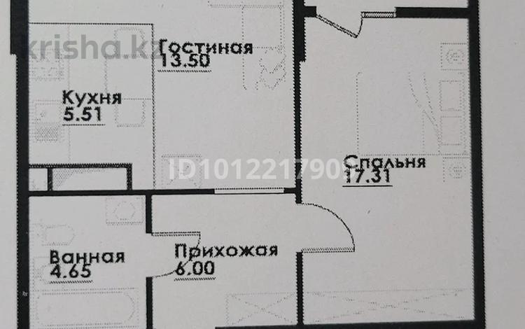 2-комнатная квартира · 48.42 м² · 6/12 этаж, ул. Фадеева, 38г за 31 млн ₸ в Алматы, Алатауский р-н — фото 2