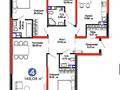 4-комнатная квартира · 148 м² · 2/9 этаж, ул. Егизбаева 9/1блок11 за 165 млн ₸ в Алматы, Бостандыкский р-н