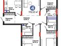 4-комнатная квартира · 115.4 м² · 4/9 этаж, Е 900 8 — Кунаева - Е 900 за 98 млн ₸ в Астане, Нура р-н