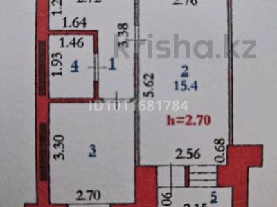 1-комнатная квартира · 33.9 м² · 1/8 этаж, бокенбай батыра 155/7 за 13 млн 〒 в Актобе, квартал Авиатор-2