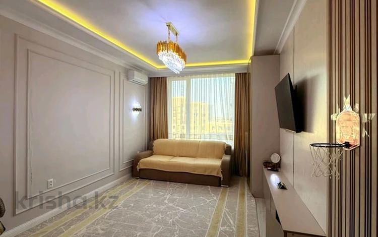 1-бөлмелі пәтер · 43.4 м² · 10/16 қабат, К. Толеметова 1, бағасы: 32 млн ₸ в Шымкенте — фото 2