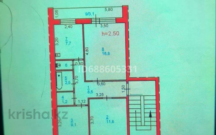 3-комнатная квартира, 62.1 м², 6/6 этаж, Чкалова 24 за 17.5 млн 〒 в Павлодаре — фото 5