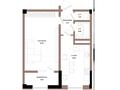 1-комнатная квартира · 44.82 м², Есенберлина 88/1 за ~ 20.2 млн ₸ в Усть-Каменогорске — фото 3